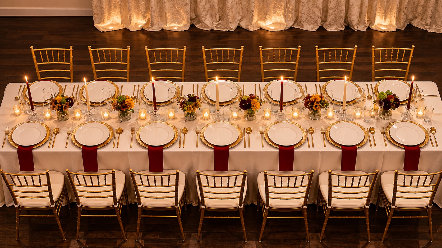 Corporate tablescape experience